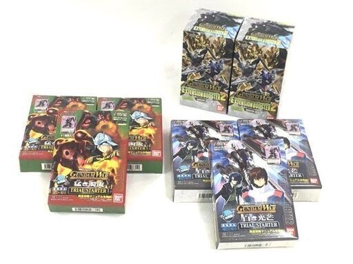☆未開封☆ 機動戦士ガンダムトレーディングカード　スターターボックス　追加拡張パック　白き光芒他