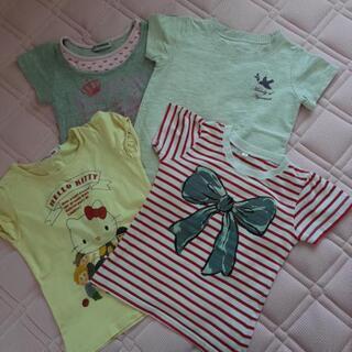 【取り引き決まりました】女のコ110cmTシャツ　差し上げます