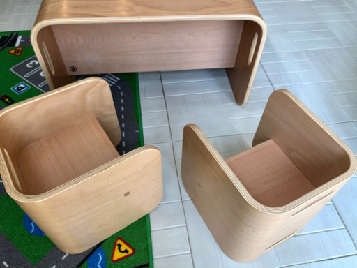 【商談中】HOPPL コロコロチェア＆デスク　3点セット