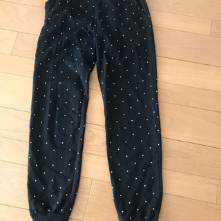 ★【お取引決定】H&M ドット柄　モンペ風パンツ　XSサイズ