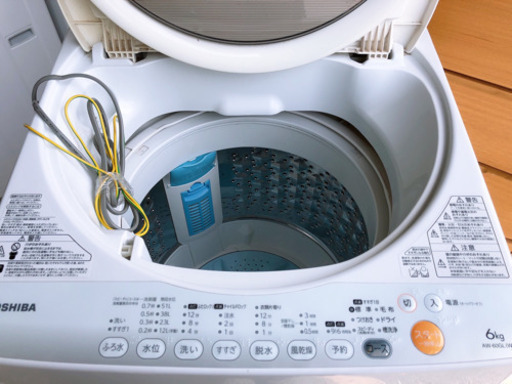 【327M4】TOSHIBA 電気洗濯機 6kg AW-60GL