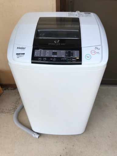 ハイアール　洗濯機　5キロ　2013年製　Haier