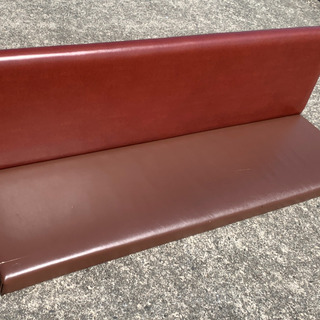 中古 家具 ベンチシートの座面と背もたれ DIY用パーツ フェイ...