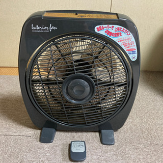 回転ルーバー扇風機