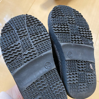 ハリスツイードコラボ　ムートンブーツの画像