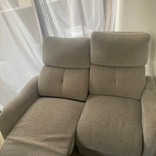 ニトリ購入価格6万　リクライニングソファの画像