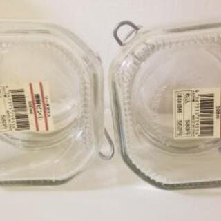 無印良品　ソーダガラス密封ビン　約５００ｍｌ

2個セットの画像