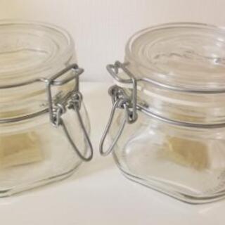 無印良品　ソーダガラス密封ビン　約５００ｍｌ

2個セットの画像