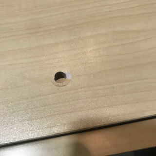 木目調　棚（鍵付き）の画像