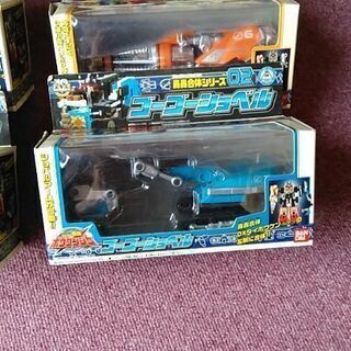 ボウケンジャーの合体シリーズの車体セットです。の画像