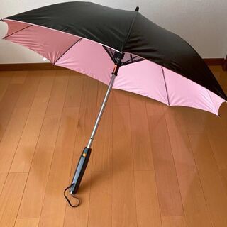 新品！超お買い得！扇風機付傘 晴雨兼用 真夏に最適 外側紫外線効...