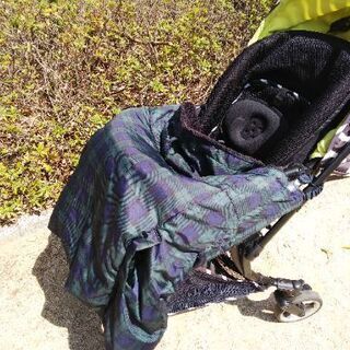 オマケ④個付き☆ピジョンランフィRA7☆ライム＆ブラック☆A形ベビーカー☆生後1ヶ月～36ヶ月の画像