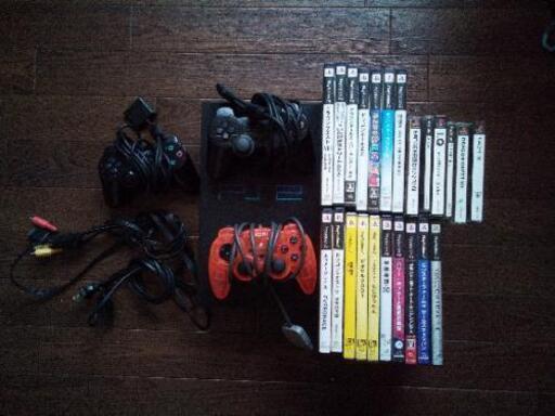 PS2セット　ソフト23本付