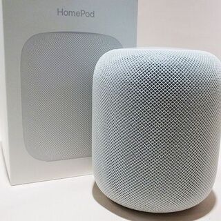 【苫小牧バナナ】アップル/Apple スマートスピーカー HomePod ホワイト MQHV2J/A スマートホームアクセサリをコントロール♪