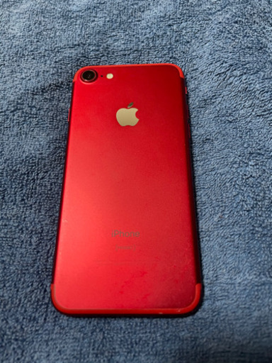 決まりました iPhone 7  128Ｇ  赤  SIMフリー