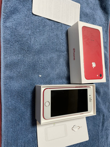 決まりました iPhone 7  128Ｇ  赤  SIMフリー