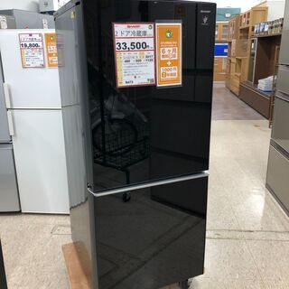 即日持ち帰り可能❕ガラストップ冷蔵庫❕ 購入後取り置き・ゲート付き軽トラ”無料”貸出にも対応 ❕ 半年保証込み❕ とりかえどっちでもドア Ｒ473