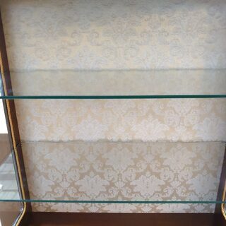 【愛品倶楽部柏店】クラシックスタイル　ガラスキャビネット【店舗同時販売中】の画像