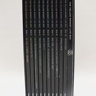 苫小牧バナナ】THE YELLOW MONKEY LIVE BOX ツアー DVD ボックス