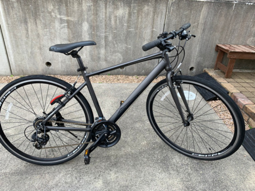 【取引中】【値下げ】クロスバイク　リフレクトチェーンロック付き