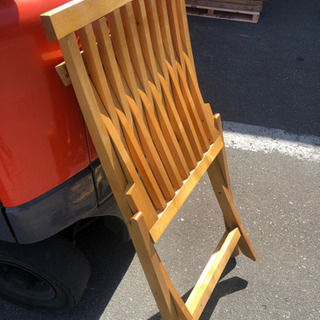 木製折りたたみ椅子(展示会に使ったもの)