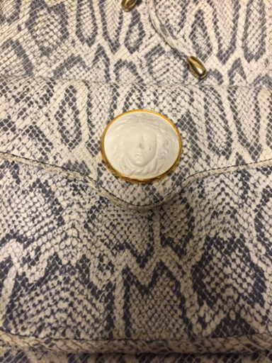 SALE‼️ヴェルサーチ VERSACE パイソン ヘビ革 リュック レザー
