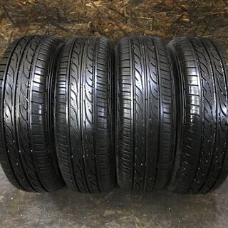 DUNLOP ENASAVE EC202 175/65R14 14インチ 夏タイヤ 4本 2020年製 バリ溝 キューブ ノート コルト ベリーサ等　(VTI350) クレジットカード QR決済可能