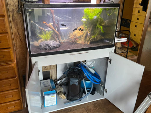 90×45×45規格水槽＆90cm規格水槽台 アクアリウム 熱帯魚 爬虫類
