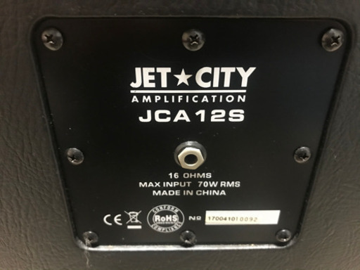 【取引決定】JET CITY JCA12S ギター用スピーカーキャビネット