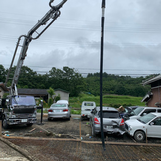 生コンクリート圧送工の画像