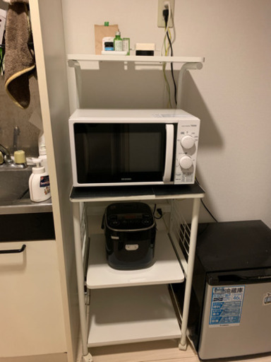 【3点で3000円だけ】電子レンジx炊飯器xレジラック