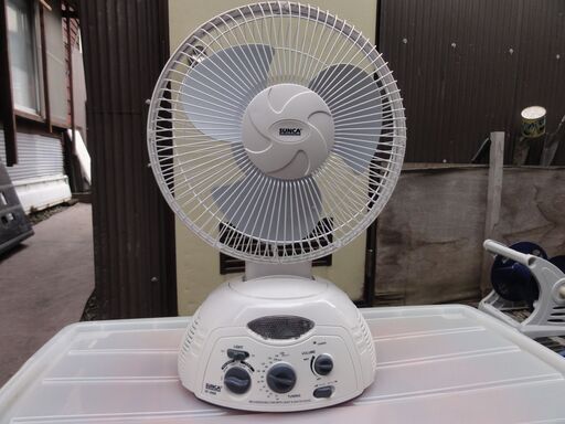 ラジオ付き扇風機【中古品】