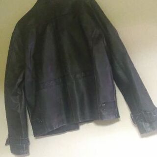 革ジャン。ライダースジャケット・シングル 黒の画像