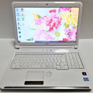 ★富士通LIFEBOOK AH54/D★新品SSD256GB★カメラ★オフィス★美品