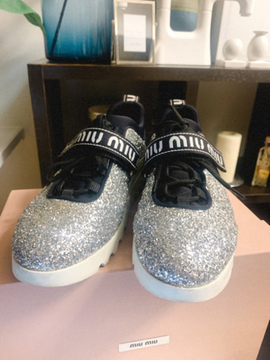 miumiu ミュウミュウ スニーカー レシートあり