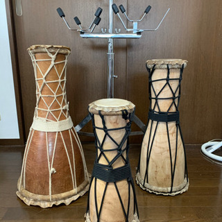 キューバンバータードラム Bata Drums & LP Stand の画像