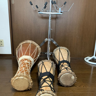 キューバンバータードラム Bata Drums & LP Stand の画像