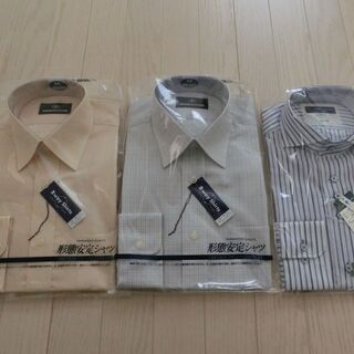 【完売しました】③新品未使用のワイシャツ3枚お譲りします。