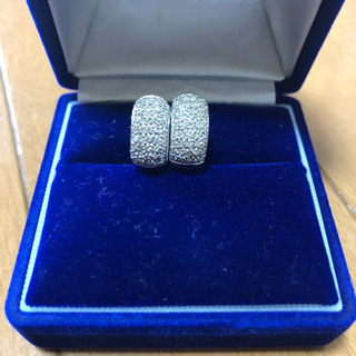 k14WG メレダイヤモンド ピアス 本日のみ限定