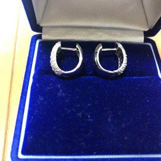 k14WG メレダイヤモンド ピアス 本日のみ限定