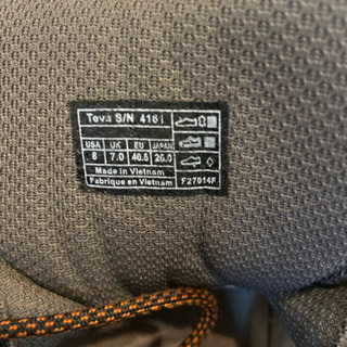Teva 登山靴　26.0ｾﾝﾁの画像