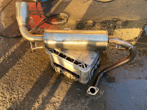 ファンカーゴ4wd用中古フジツボマフラー