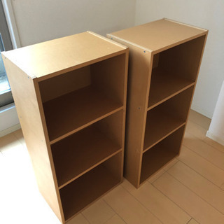【差し上げます！】カラーボックス2点の画像