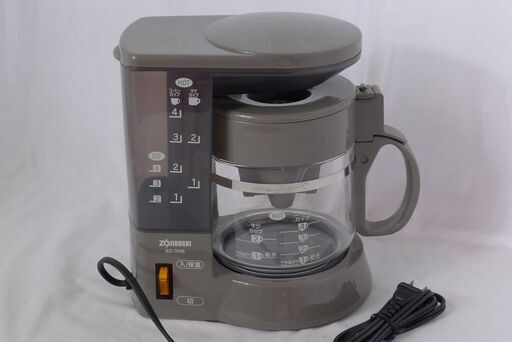 中古品◆ZOJIRUSHI◆象印◆コーヒーメーカー◆珈琲通◆４杯用◆EC-TA15ーTD