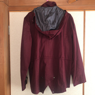 AUTHENTIC コート ジャケット ワインの画像