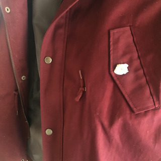 AUTHENTIC コート ジャケット ワインの画像