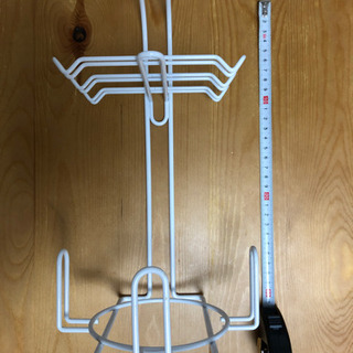 49)カップ＆ソーサーラック　白　6客用の画像