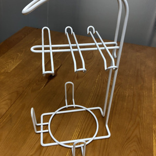 49)カップ＆ソーサーラック　白　6客用の画像