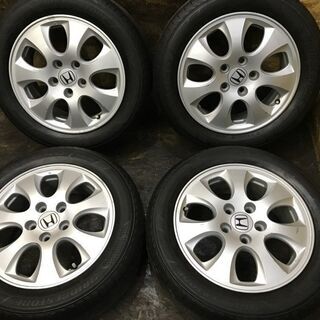 【BS REGNO GR-XI 205/55R16】夏タイヤ【ホンダ CM2 アコード 純正ホイール 16インチ 6.5J5HPCD114.3+55】バリ溝　(TG466) クレジットカード QR決済可能