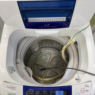 【リサイクルショップ　ピカソ　小松原】Haier ハイアール全自動洗濯機 2012年製 5㎏ JW-K50Fの画像